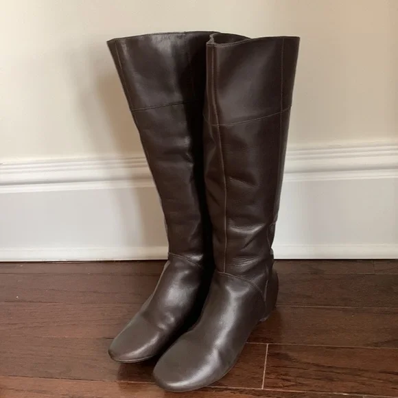 Kenneth Cole Reaction Dark Brown Leather Boots s-l400.jpg main image 2